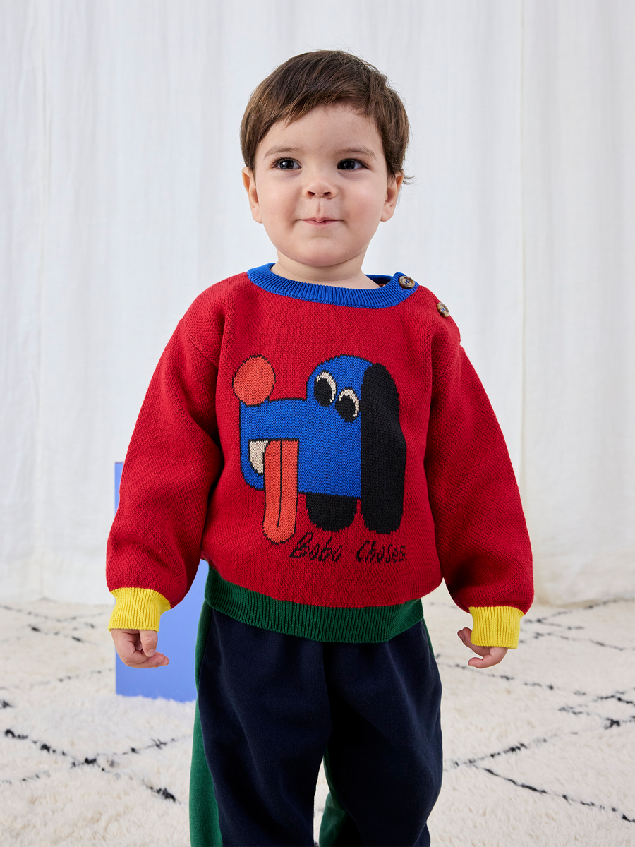 Bawełniany sweterek Baby Doggy Mate