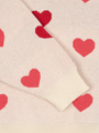 Dzianinowa sukienka Lapis Coeur Colore Duo Pink