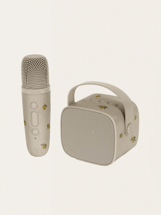 Zestaw do karaoke - mikrofon + głośnik Lemon