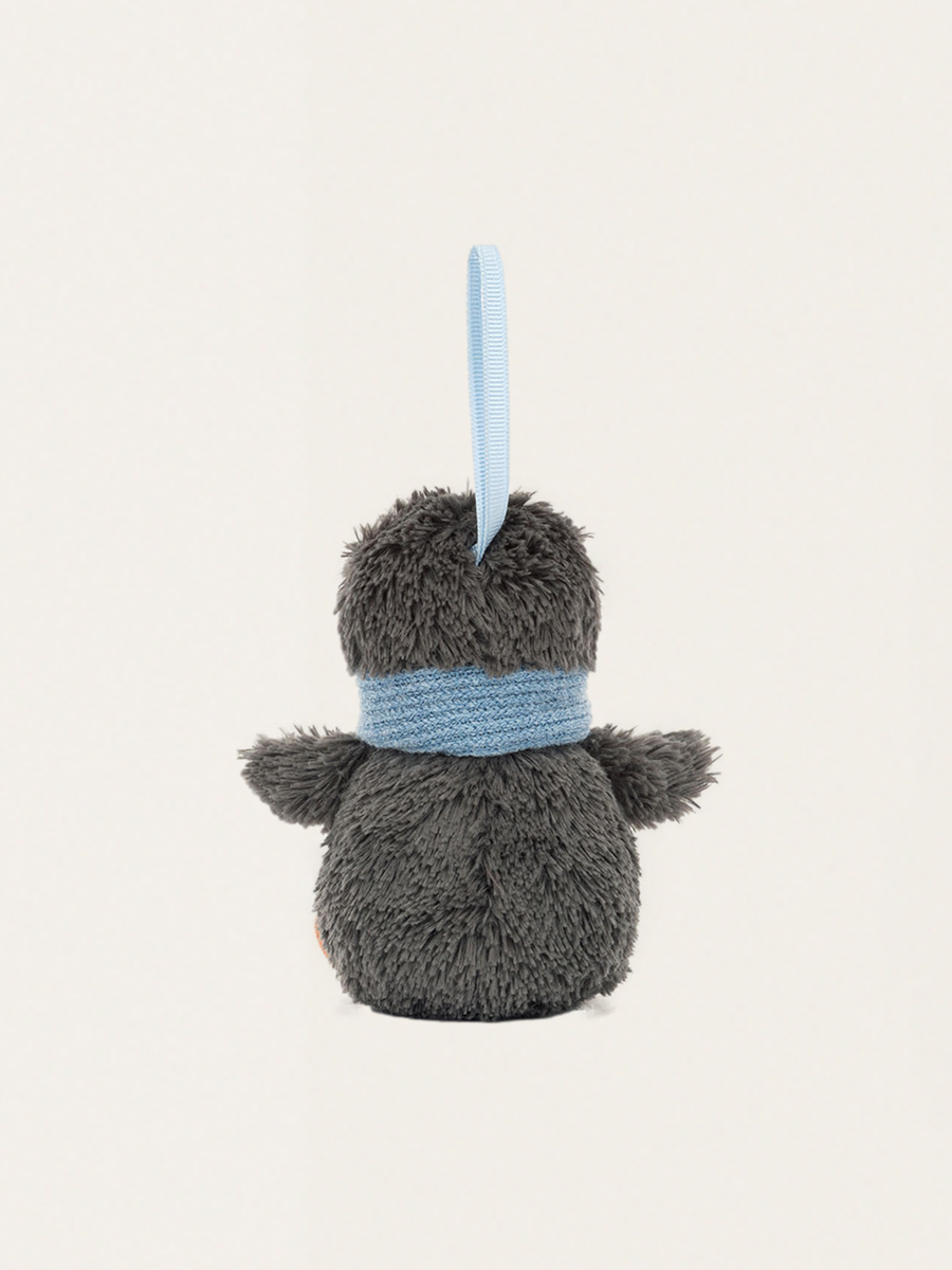 Zawieszka Pingwin w szaliku 10 cm