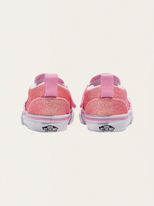 Tenisówki wsuwane Slip-On V Glitter Pink