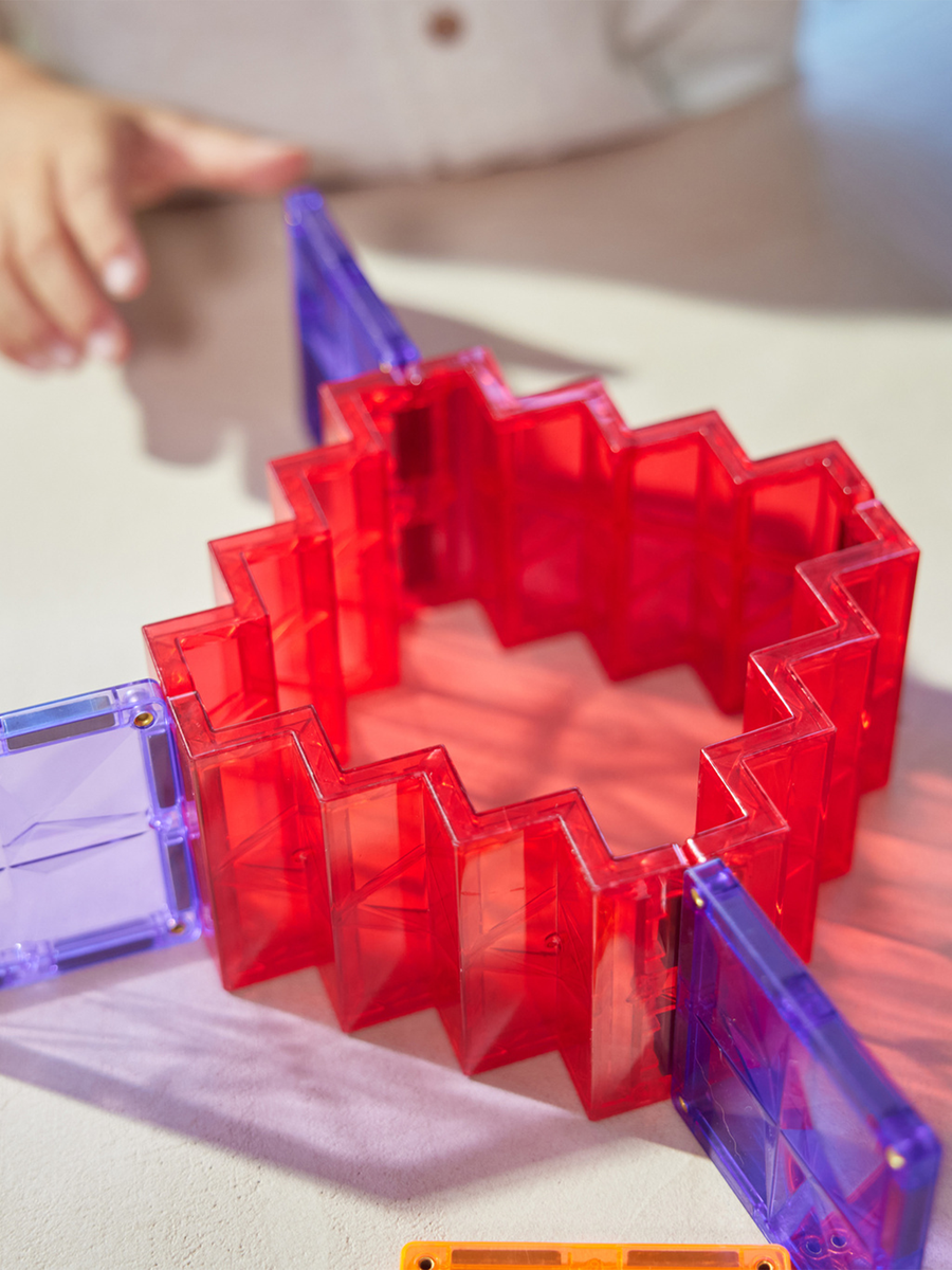 Klocki magnetyczne Stairs Set - 34 el.