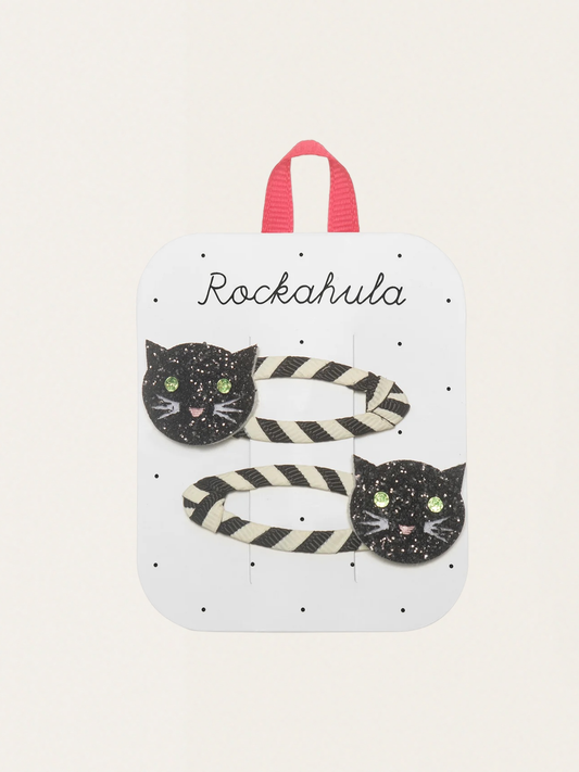 Spinki do włosów 2 szt. Stripy Cat Clips