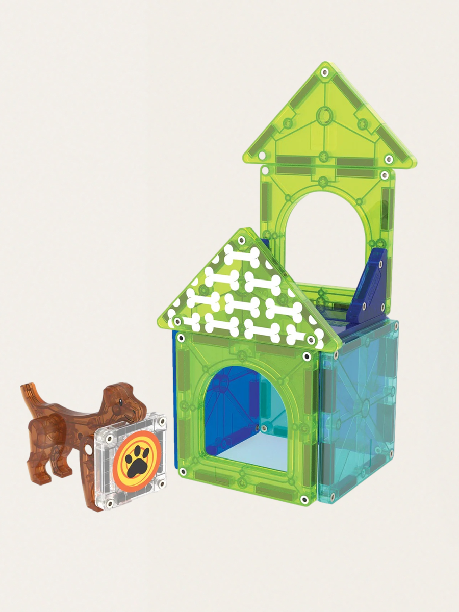 Klocki Magnetyczne Dog House 13 elementów