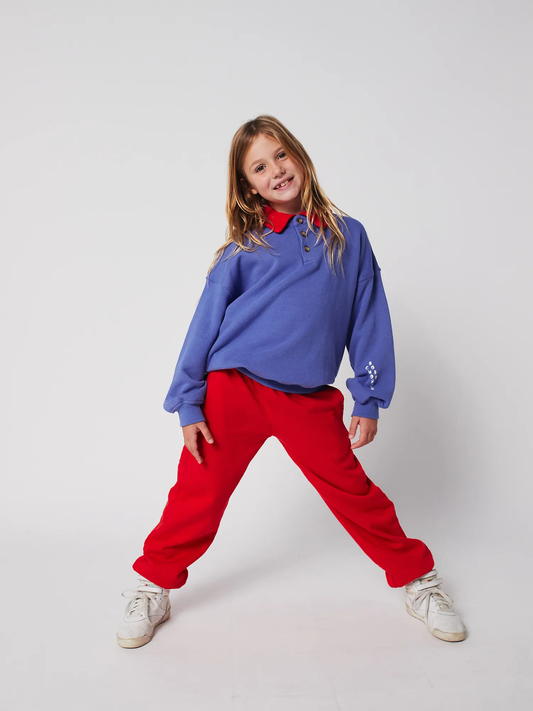 Spodnie joggersy Kids Curve Bobo Choses Red