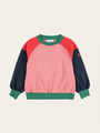 Bawełniana bluza Kids color block Tic Tac Toe