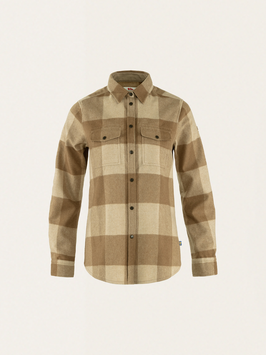 Koszula flanelowa Canada Buckwheat Brown - Light Beige