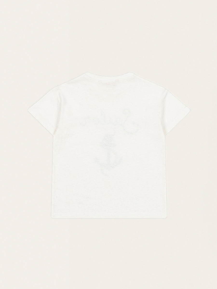 Bawełniany T-shirt z lnem Era Tee