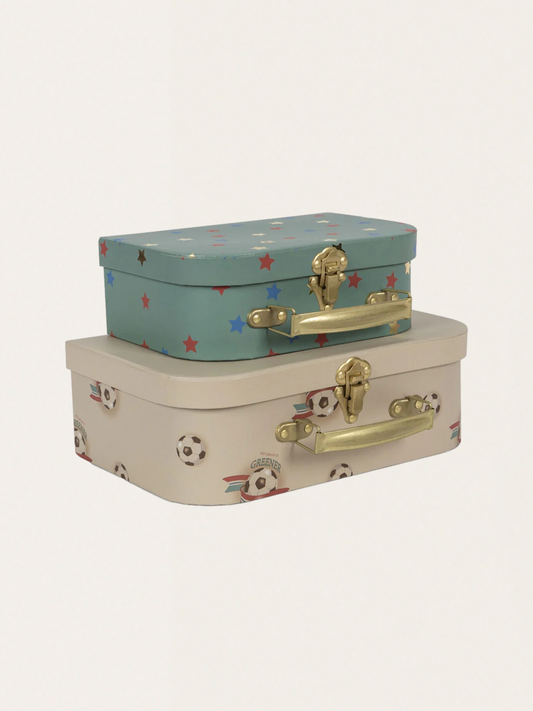 Zestaw dwóch pudełek - walizek