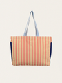 Torba typu shopper coral pink + sandy yellow