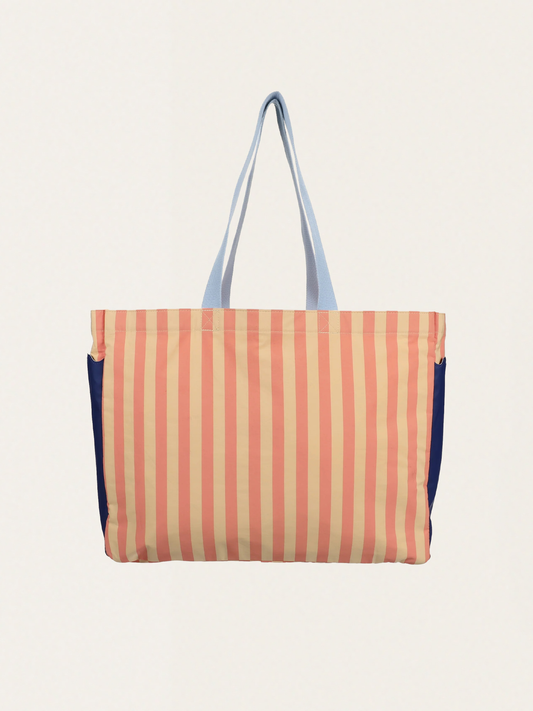 Torba typu shopper coral pink + sandy yellow