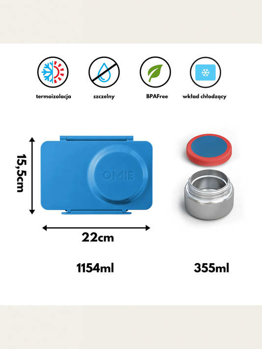 Lunchbox z termosem OmieBox Up