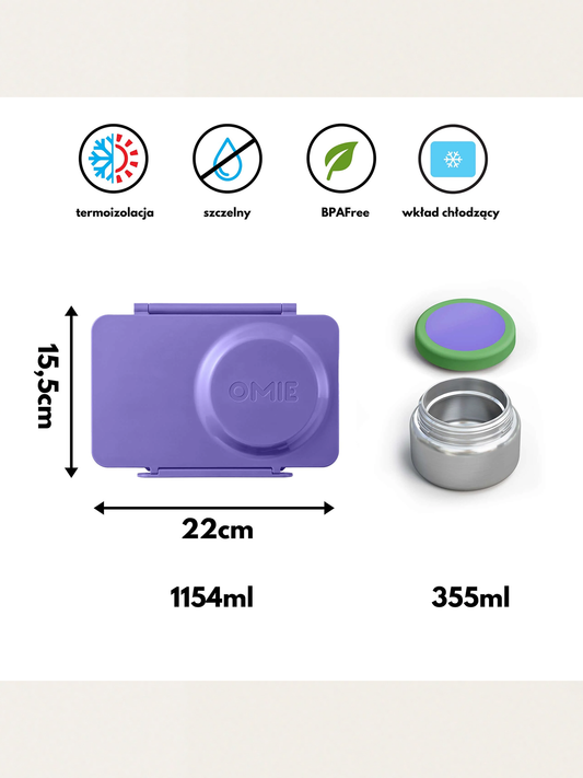 Lunchbox z termosem OmieBox Up
