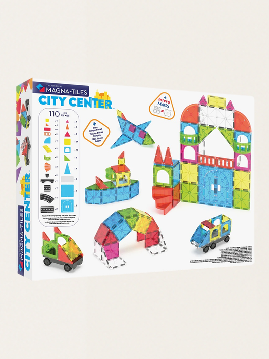 Klocki Magnetyczne City Center 110 elementów