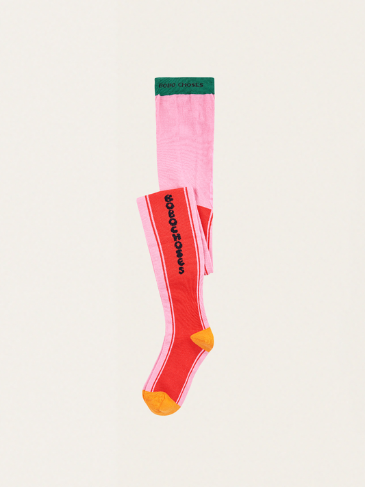 Rajstopy Kids Bobo Choses Color Block Pink