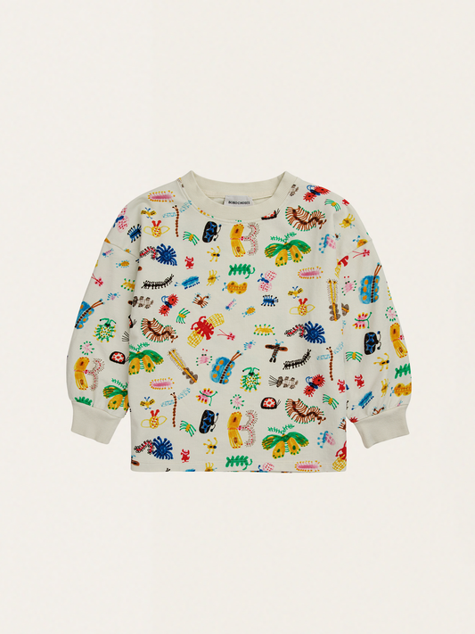 Bawełniana bluza Kids - Funny Insects all over