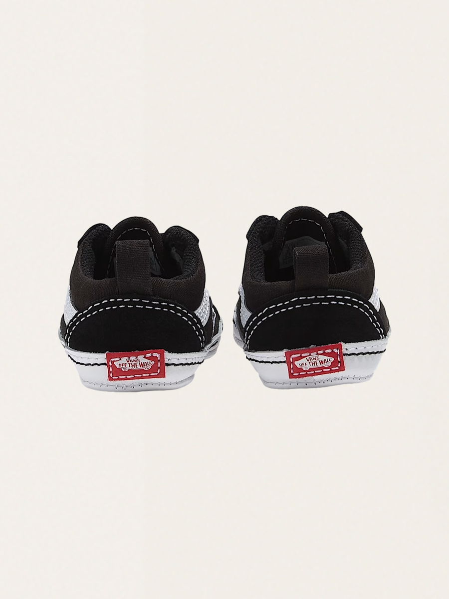 Miękkie buciki niemowlęce Slip-On V Crib Black