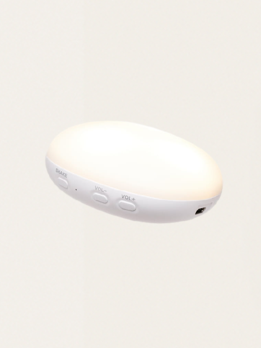 Szumiący miś Moonie Organic 2.0 z lampką nocną