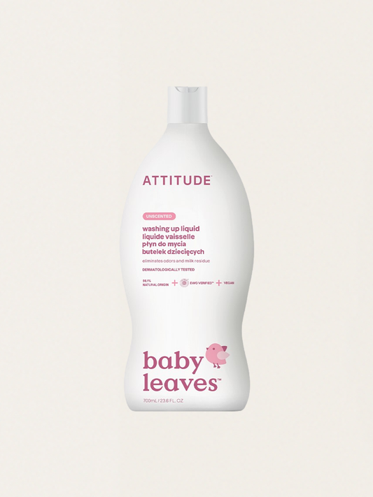 Bezzapachowy płyn do mycia butelek oraz akcesoriów dziecięcych Baby Leaves™ 700 ml