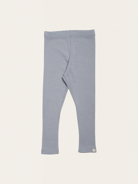 Ciepłe legginsy z mieszanki wełny i jedwabiu Powder Blue