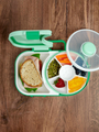 Lunchbox z obrotowym pojemnikiem na przekąski 2w1