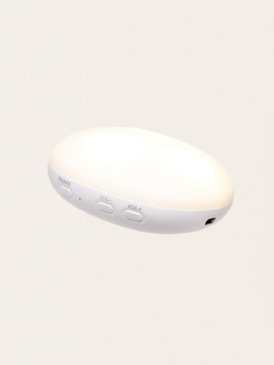 Szumiąca foka Moonie Organic z lampką nocną Polar