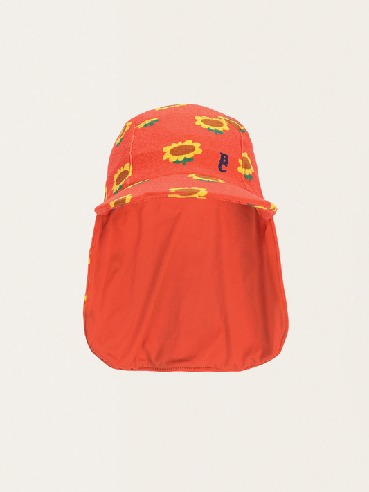 Czapka kąpielowa z daszkiem Baby Sunflower all over