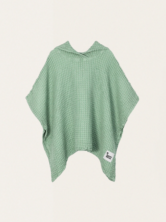 Lniane ponczo kąpielowe