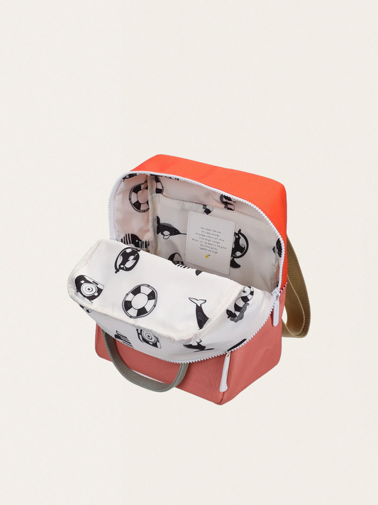 Mały plecak dziecięcy Wonders lifebuoy orange + coral pink