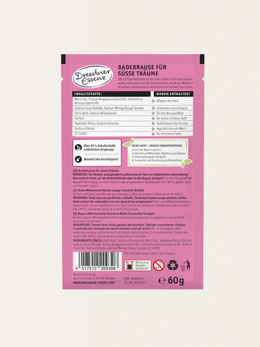 Cukierkowa pianka do kąpieli Fluffy Candy Dream
