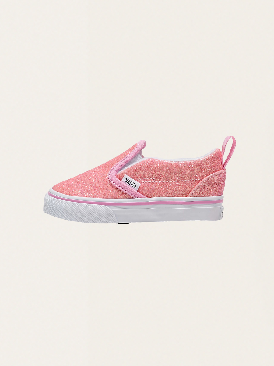 Tenisówki wsuwane Slip-On V Glitter Pink