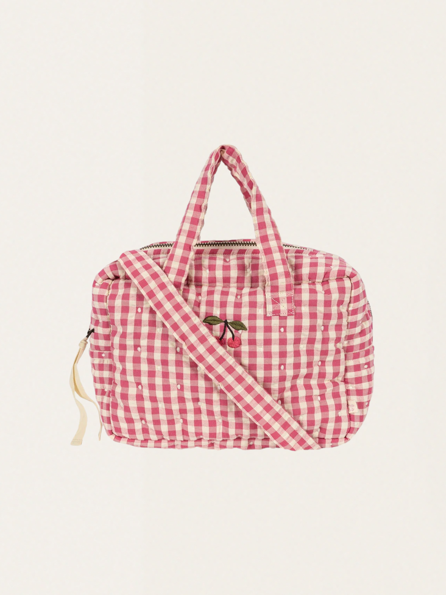 Torba do wózka dla lalek Bubblegum Check