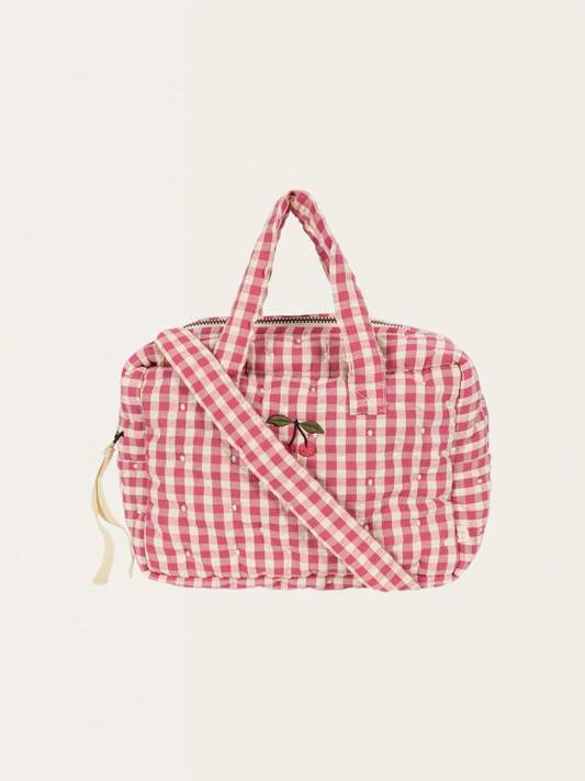 Torba do wózka dla lalek Bubblegum Check