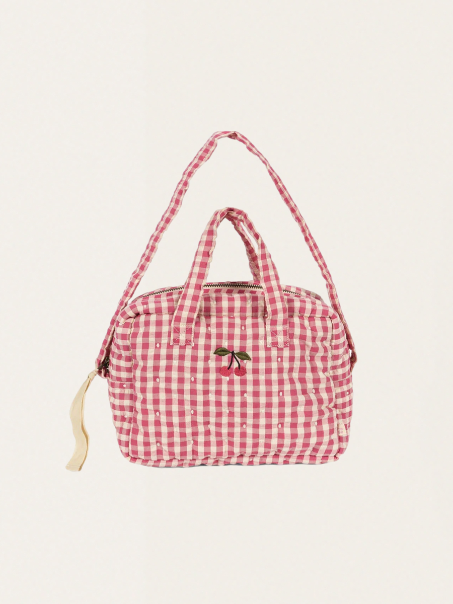 Torba do wózka dla lalek Bubblegum Check