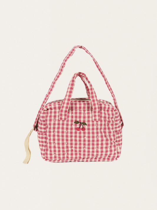 Torba do wózka dla lalek Bubblegum Check