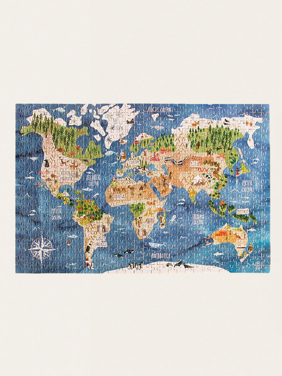 Mikro puzzle Świat - 600 elementów