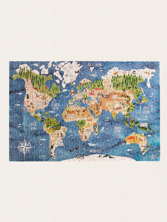 Mikro puzzle Świat - 600 elementów