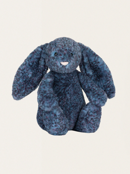 Puszysty króliczek Luxe 31 cm Navy Mist