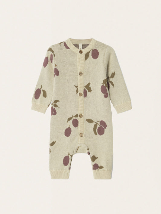 Dzianinowy kombinezon onesie Prune Beige