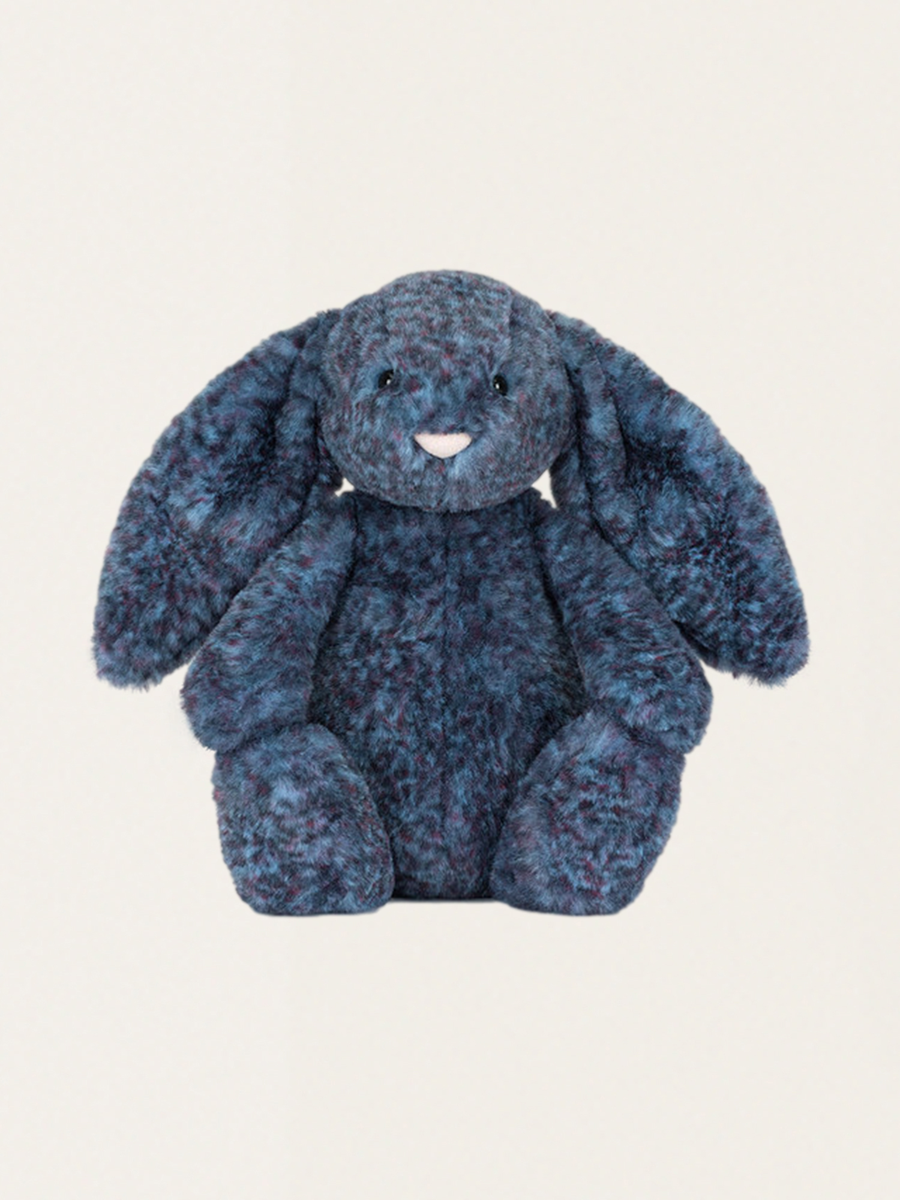 Puszysty króliczek Luxe 31 cm Navy Mist