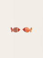 Srebrne kolczyki Wonders Fish