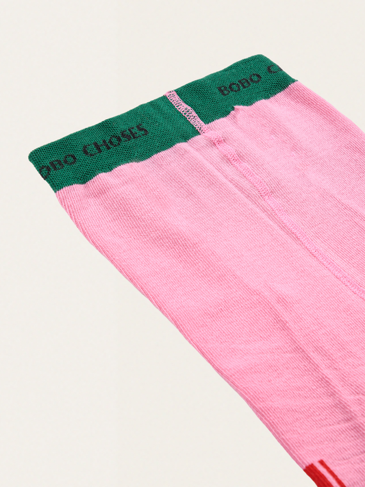 Rajstopy Kids Bobo Choses Color Block Pink