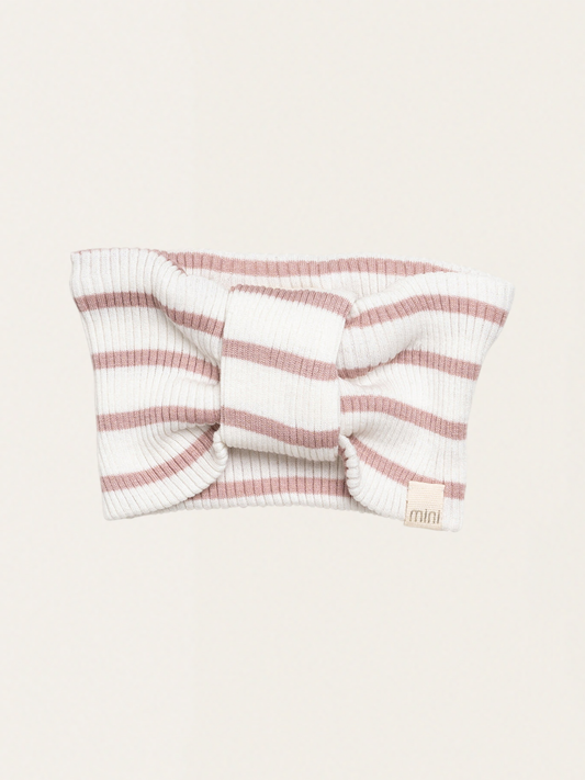 Elastyczna opaska z mieszanki bawełny i jedwabiu Dusty Stripes