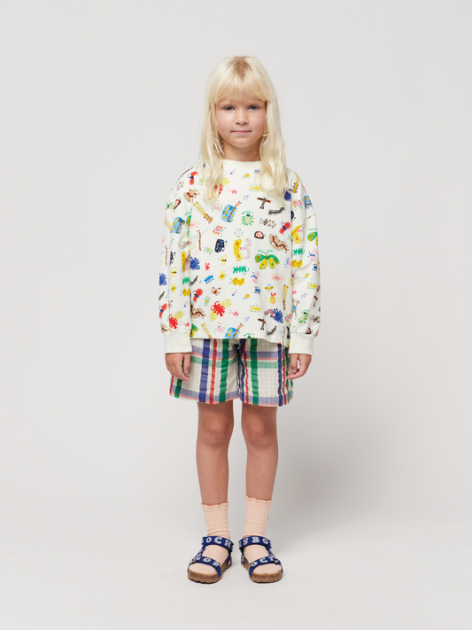 Bawełniana bluza Kids - Funny Insects all over