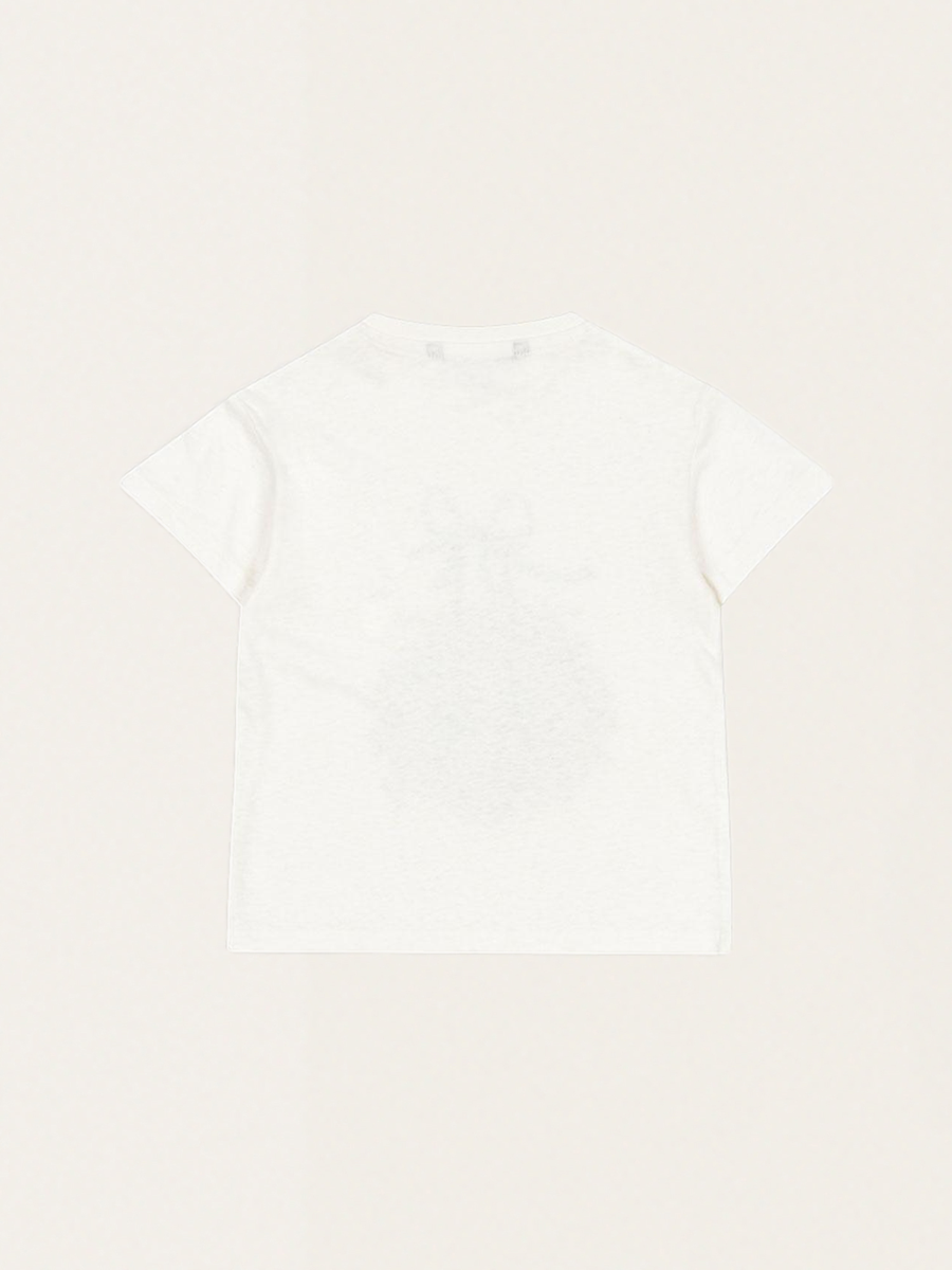 Bawełniany T-shirt z lnem Era Tee