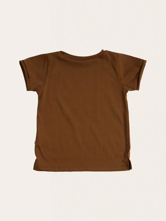 Luźny T-shirt z organicznej bawełny - 18/24M Amber