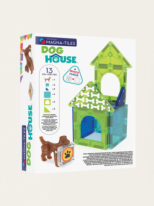 Klocki Magnetyczne Dog House 13 elementów
