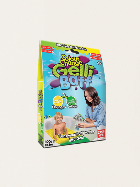 Magiczny proszek do kąpieli Gelli Baff Colour Change Kosmiczny żółty