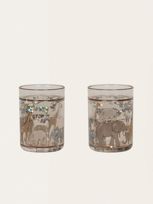Brokatowe szklanki 2 szt. Safari