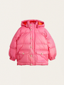 Kurtka puchowa z kapturem Puffer Pink